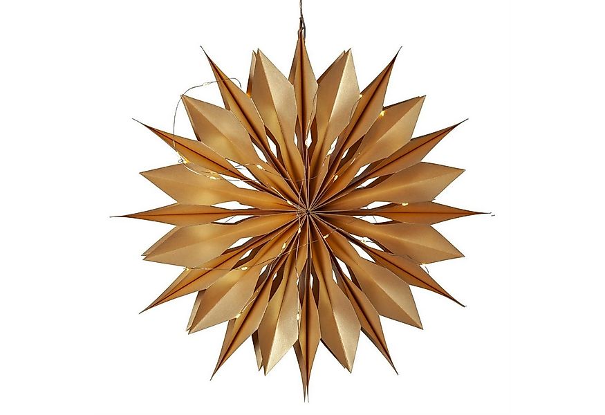 MARELIDA LED Stern Papierstern Weihnachtsstern Faltstern m.Lichterkette hän günstig online kaufen