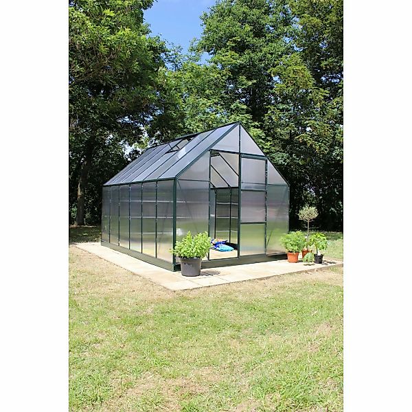 Halls Gewächshaus Universal 128 Grün 9,9 m² günstig online kaufen