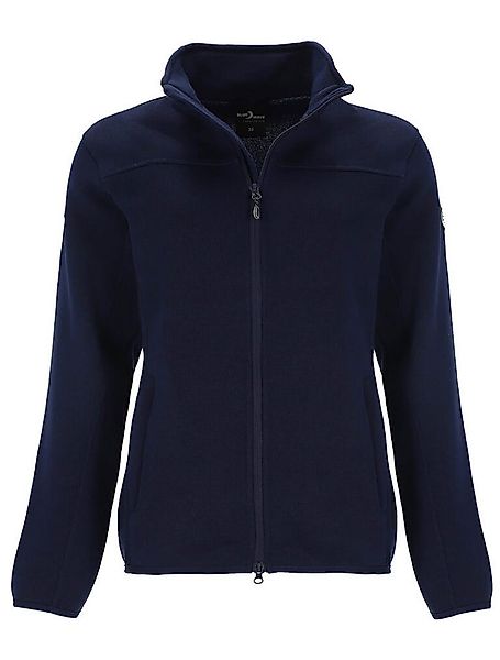 Blue Wave Fleecejacke Damen Jacke Nissa in Strickoptik mit Stehkragen und R günstig online kaufen