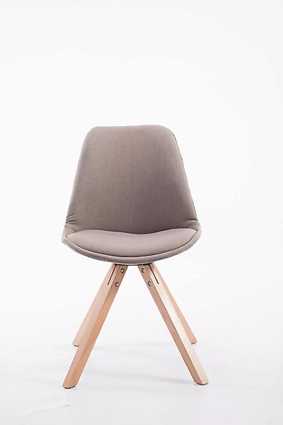 Esszimmerstuhl Toulouse Stoff Natura Square Taupe günstig online kaufen