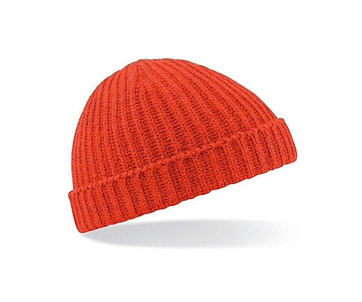 Beechfield® Strickmütze Fischermütze Herren Trawler Beanie Kurze Seemannsmü günstig online kaufen