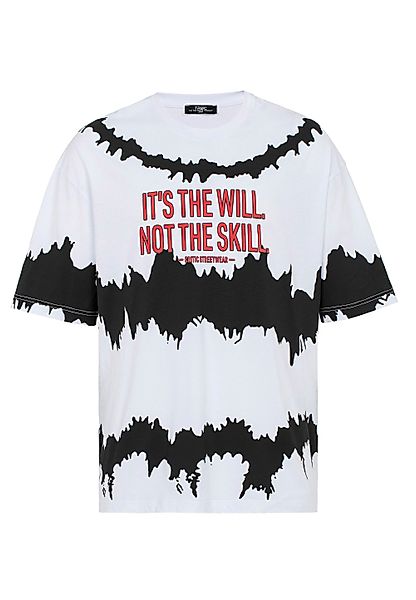 RedBridge T-Shirt mit Statement-Print Stylisches Oversize günstig online kaufen