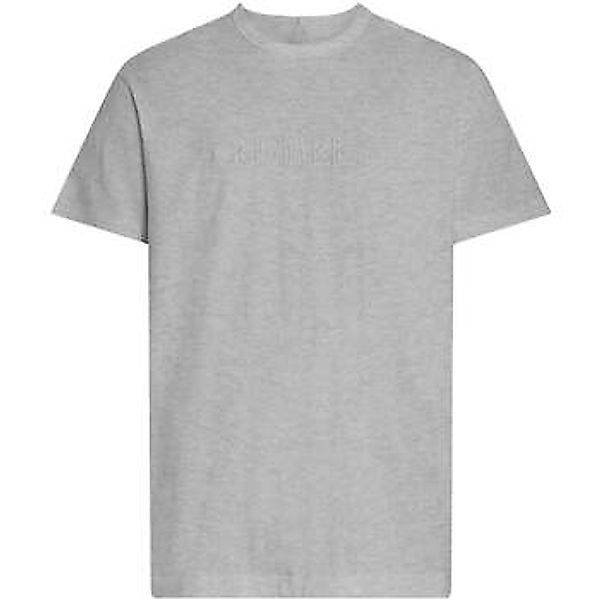 Calvin Klein Jeans  T-Shirts & Poloshirts Cotton Crew T-Shirt Grey Heather günstig online kaufen