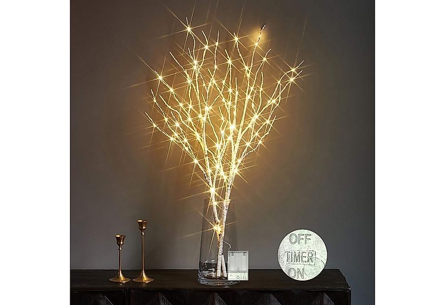 Kunstzweig LED-Leuchtzweig Lichterzweige Batteriebetrieben 50/100LED Lichte günstig online kaufen