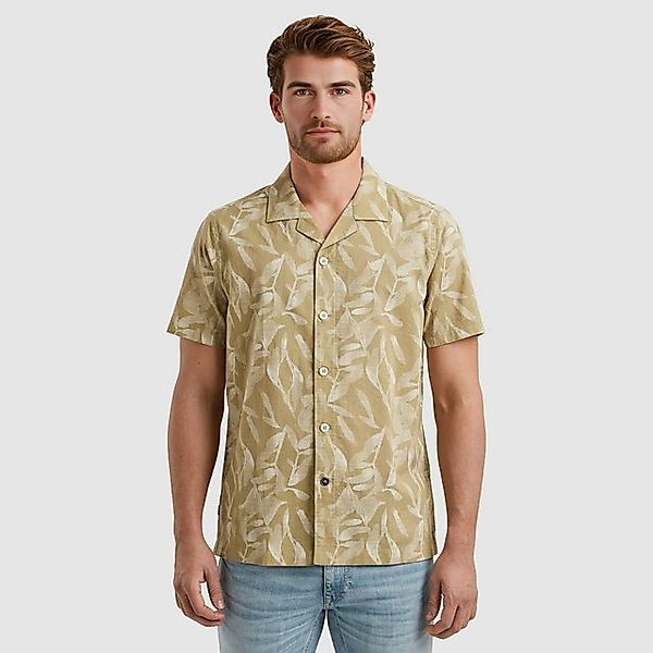 PME LEGEND Kurzarmhemd Short Sleeve Shirt Print On Ctn Slub mit floralem Mu günstig online kaufen