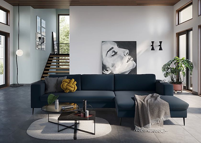 DOMO collection Ecksofa "Modica, zeitlos und elegant, L-Form", moderne Opti günstig online kaufen