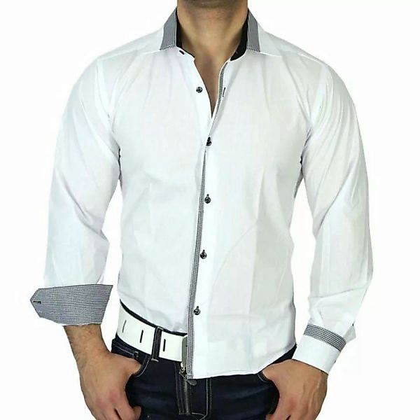 Baxboy Langarmhemd Baxboy Langarmhemd modernes und zeitloses Herren Hemd günstig online kaufen