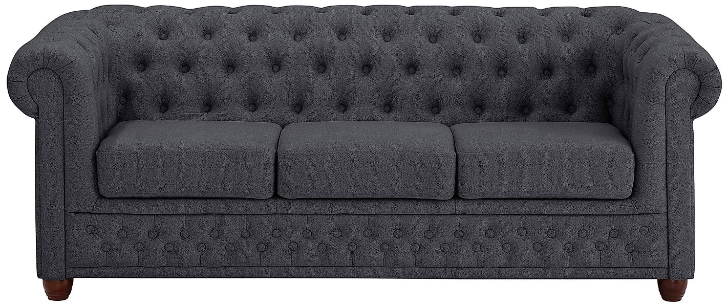 Home affaire Chesterfield-Sofa "New Castle", mit hochwertiger Knopfheftung günstig online kaufen