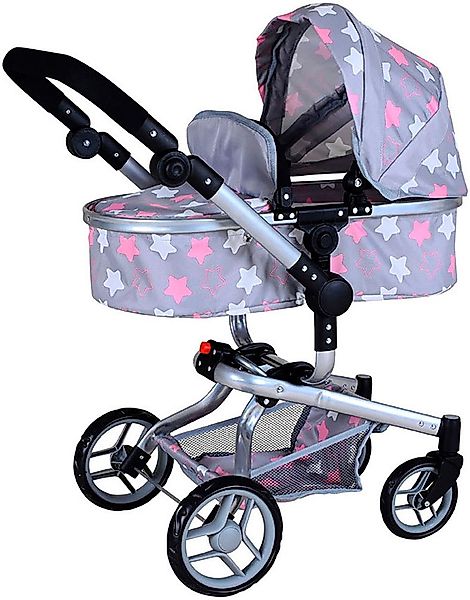 Knorrtoys® Kombi-Puppenwagen Boonk - star grey günstig online kaufen