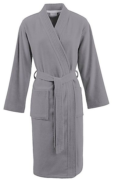 Carl Ross Unisex-Bademantel 41110, Midilänge, Walkfrottier, Kimono-Kragen, günstig online kaufen