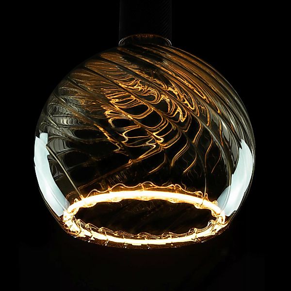 SEGULA LED-Leuchtmittel »LED Floating Globe 200 twisted smokey grau«, E27, günstig online kaufen