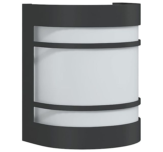 vidaXL Außen-Wandleuchte Außenwandleuchte Schwarz Edelstahl günstig online kaufen