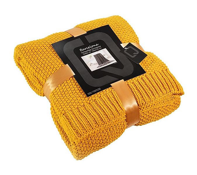 Wohndecke Barcelona, REALLaxx, weiche Strickdecke, 130 x 170 cm, kuschelige günstig online kaufen