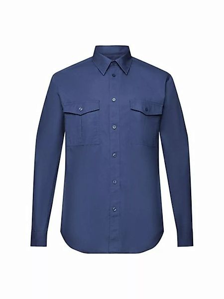 Esprit Langarmhemd Utility-Hemd aus Baumwolle günstig online kaufen