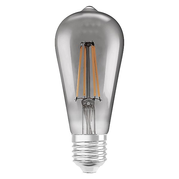 Ledvance Smart+ Leuchtmittel Wifi Filament Edison E27/6 W Light grey günstig online kaufen