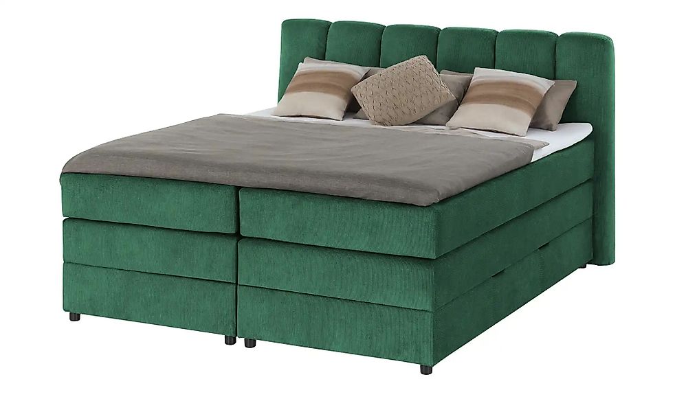 Boxspringbett mit Bettkasten Claire ¦ grün ¦ Maße (cm): B: 176 H: 115 Bette günstig online kaufen