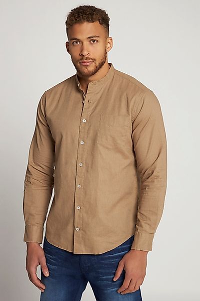 JP1880 Businesshemd Hemd Langarm Leinenmix Stehkragen günstig online kaufen