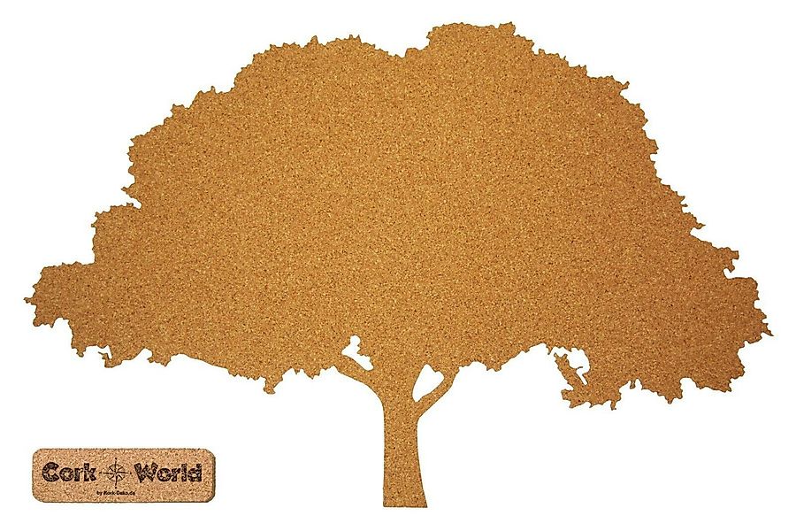 Kork-Deko.de Wanddekoobjekt Kork Pinnwand Baum-Form, "CORKWORLD", günstig online kaufen