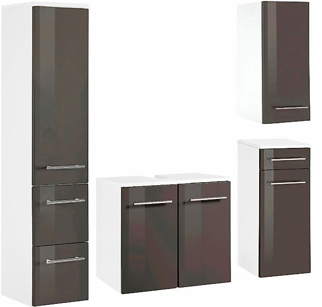 welltime Badmöbel-Set "Venedig" 4 Stk. tlg. Waschbeckenunterschrank (Breite günstig online kaufen