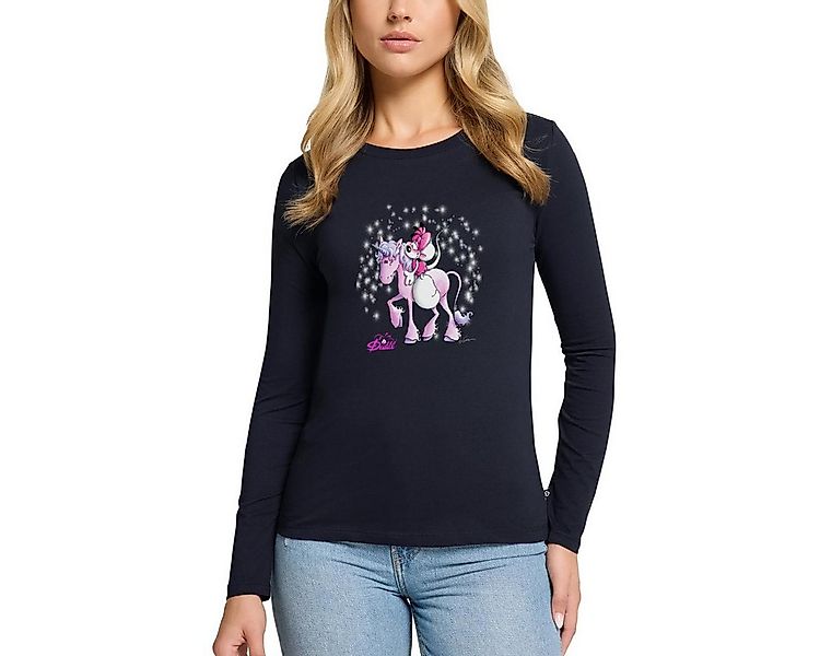 Spreadshirt T-Shirt Diddl Diddlina Reitet Auf Einhorn Lalunaly Premium Lang günstig online kaufen