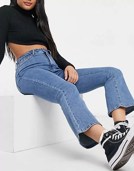 Object Diju – Ausgestellte Jeans in Hellblau günstig online kaufen