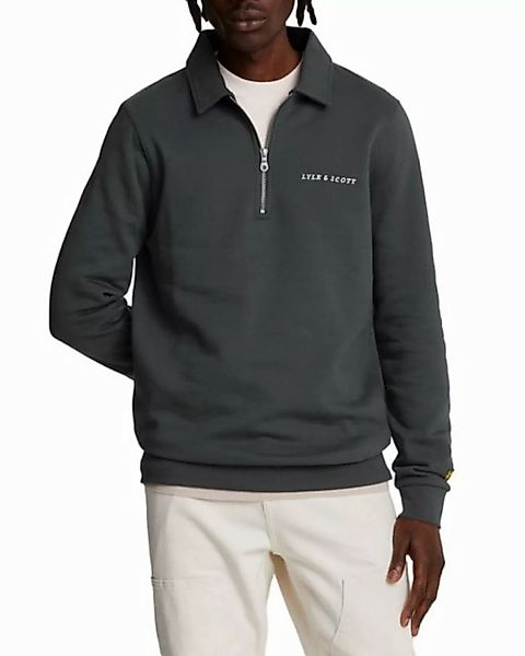 Lyle & Scott Sweatshirt Herren, 100% Baumwolle, Half Zip günstig online kaufen