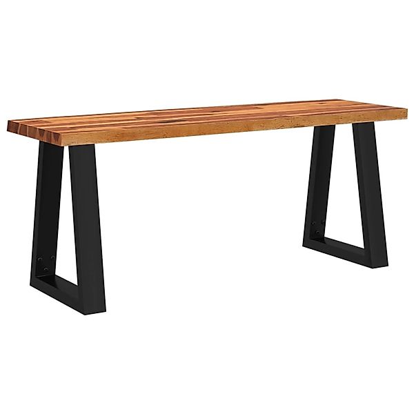 vidaXL Bank Baumkante 110 cm Massivholz Akazie günstig online kaufen