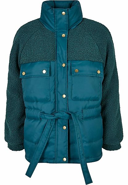 URBAN CLASSICS Winterjacke "Urban Classics Damen Ladies Sherpa Mix Puffer J günstig online kaufen