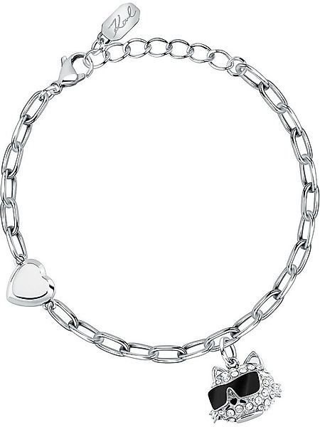 KARL LAGERFELD Armband Karl Lagerfeld Damen-Armband Edelstahl 28 Kristall günstig online kaufen