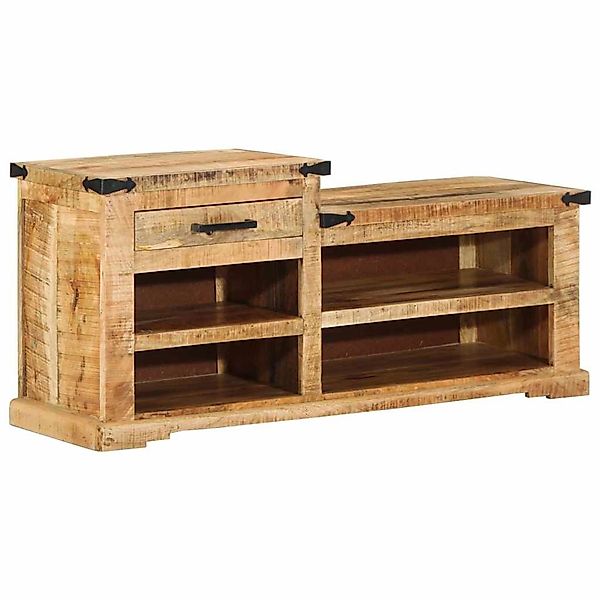 vidaXL Bank Braun 110 x 35 x 50 cm Massives Mango-Holz 4019631 günstig online kaufen
