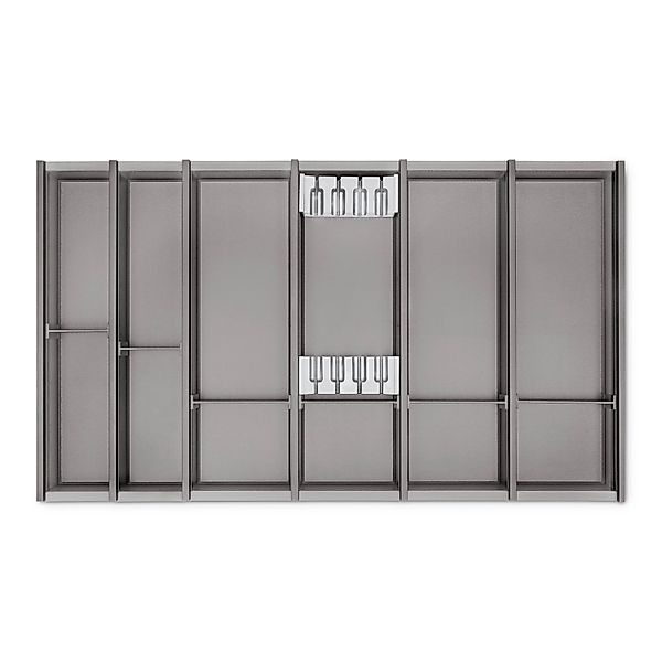 SOTECH Cuisio Besteckeinsatz 55mm Transluzent Graphitgrau mit Messerblock F günstig online kaufen