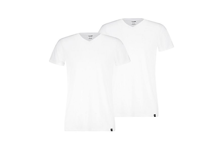 PUMA T-Shirt PUMA EVERYDAY V-NECK TEE (2er Pack) mit kurzen Ärmeln und V-Au günstig online kaufen