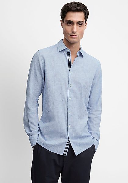 Cinque Langarmhemd CISTEVEN in sommerlichen Leinenmix günstig online kaufen