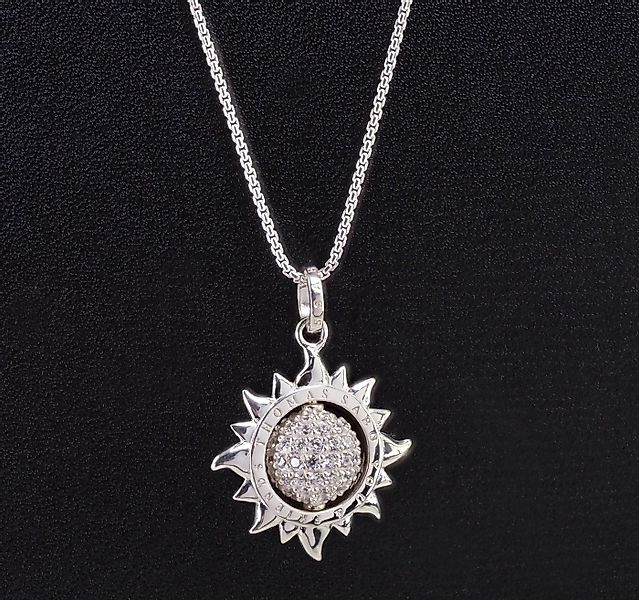 THOMAS SABO Kette mit Anhänger KE1955-051-14-L50V 925 Sterling Silber günstig online kaufen