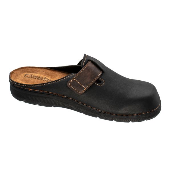 Fischer-Markenschuh Mario Clog aus Nappan (Lederimitat), günstig online kaufen
