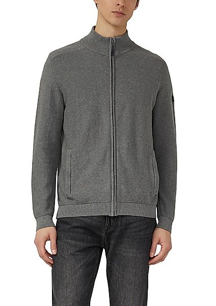 s.Oliver Strickjacke mit Stehkragen, Regular Fit günstig online kaufen