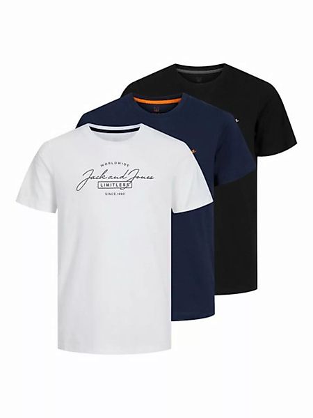 Jack & Jones Junior T-Shirt JJFERRIS TEE SS CREW NECK 3PK MP JNR (Packung, günstig online kaufen