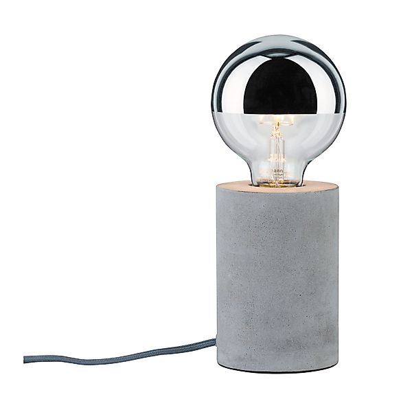 Paulmann "Neordic Tischleuchte Mik E27 max. 20W Grau Beton" günstig online kaufen