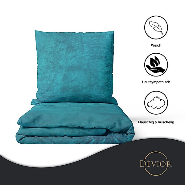 Müskaan Bettwäsche Wende Nicky Plüsch Winter Bettbezug Set Cashmere Touch C günstig online kaufen