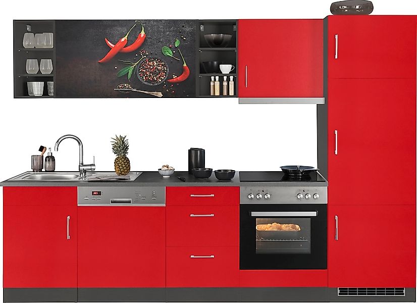 KOCHSTATION Küchenzeile "KS-Paris – Küchen mit einzigartigen Fotomotiven au günstig online kaufen