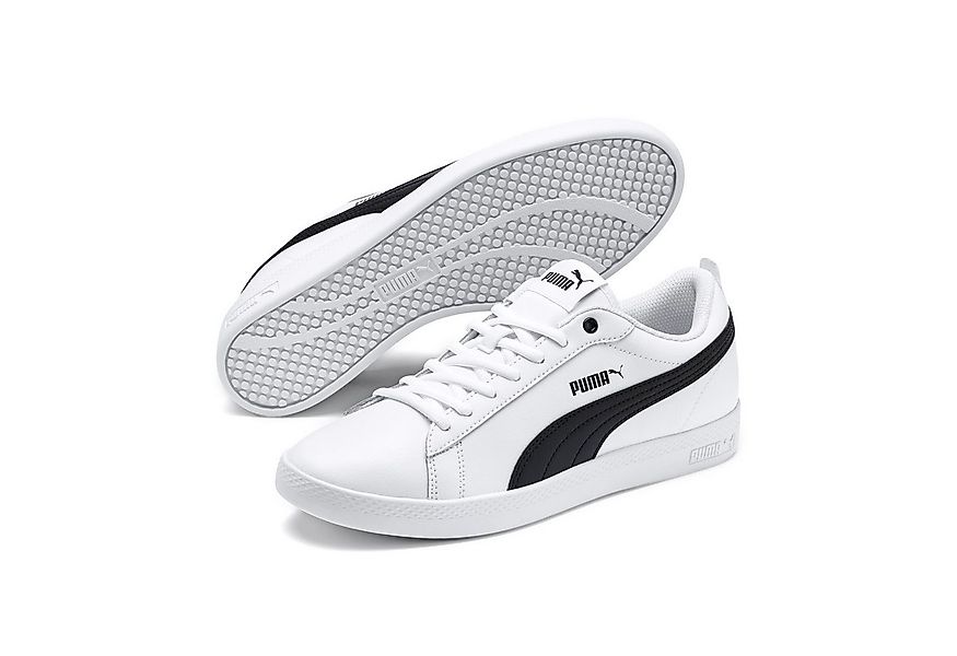 PUMA SMASH WNS V2 L Sneaker aus Leder und Synthetik, atmungsaktives Innenma günstig online kaufen