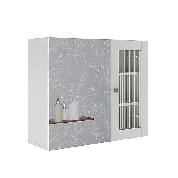 Vicco Badspiegelschrank Malte Weiß 60 x 50 cm mit Spiegel günstig online kaufen