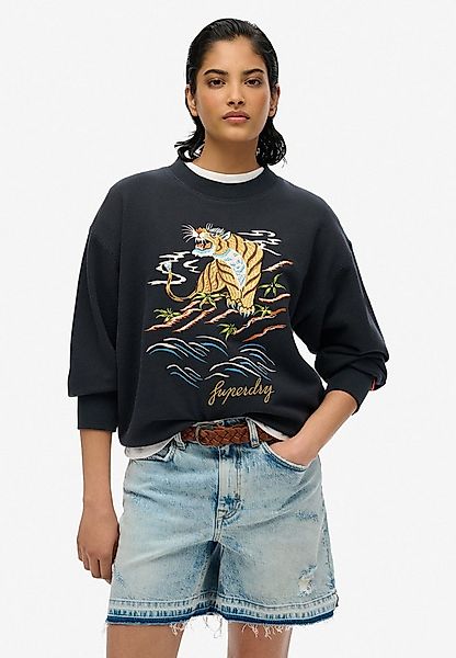 Superdry Sweatshirt SUIKA EMBROIDERED LOOSE CREW günstig online kaufen
