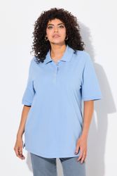 Ulla Popken Poloshirt Poloshirt Piqué Polokragen günstig online kaufen