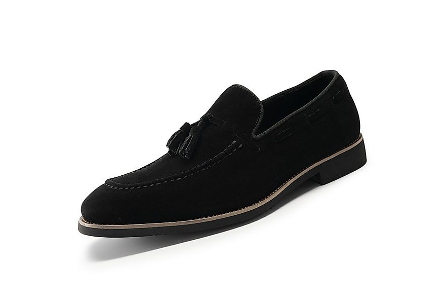 Allthemen Loafer mit Quasten Slipper Seuede Loafer Spitze Zehenbereich günstig online kaufen