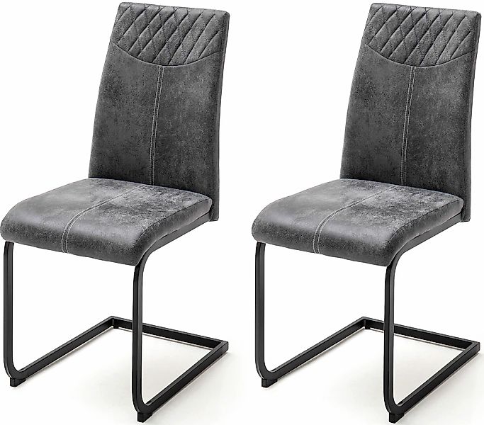 MCA furniture Esszimmerstuhl "Aosta", (Set), 4 St., Stoffbezug, Stoffbezug günstig online kaufen