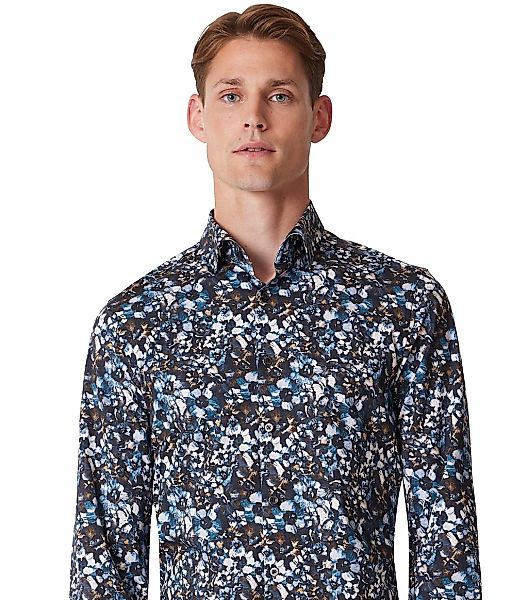 VENTI "VENTI Businesshemd Jerseyflex Print" günstig online kaufen