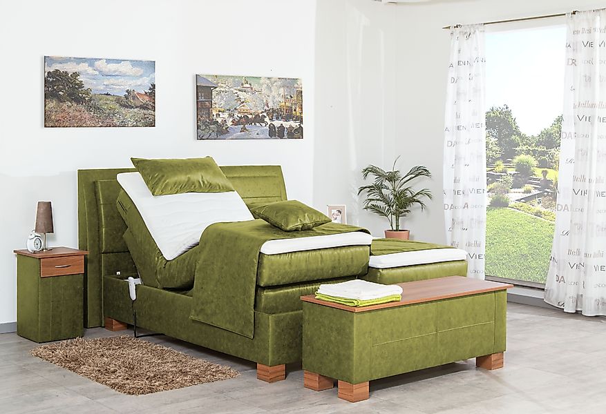 Meisterbetten Boxspringbett Like (mit Motor, 7-Zonen günstig online kaufen