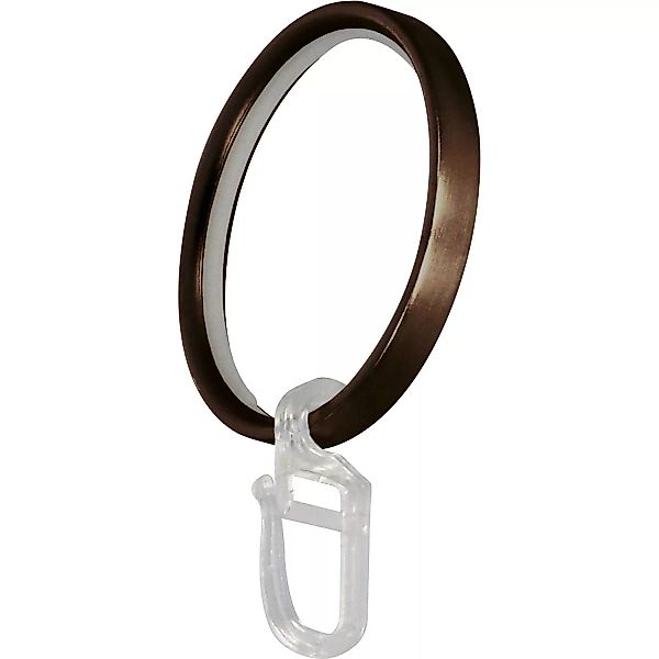 Mydeco Gardinen-Ringe Bronziert Ø 5 cm für Ø 2,5 cm für 3,2 cm x 1,1 cm Sta günstig online kaufen