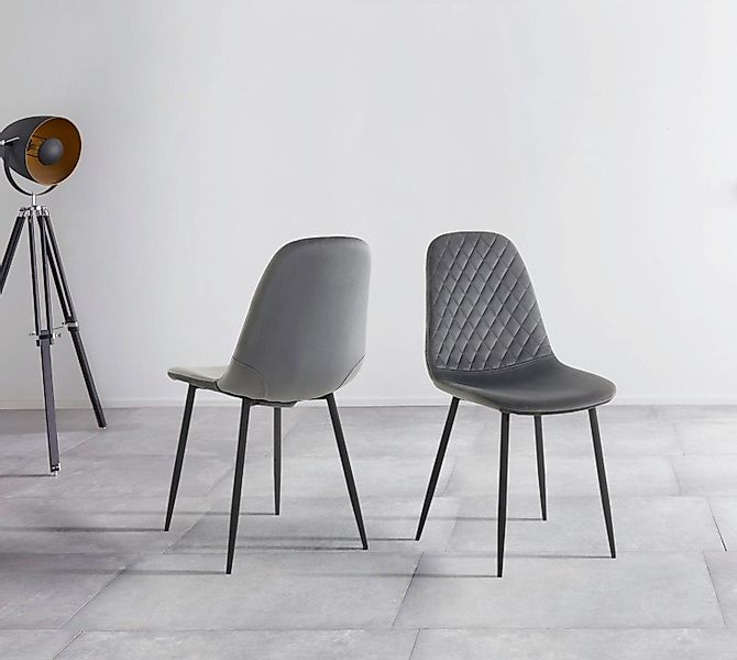 HELA Esszimmerstuhl "Sabrina", (Set), 2 St., Samtvelours, 2 und 4 Stück, Kü günstig online kaufen